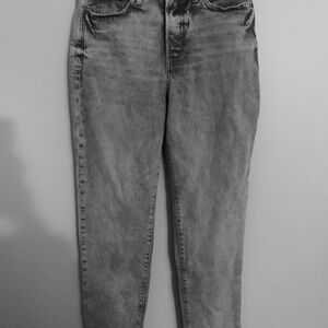 Old Navy Women's Straight Leg Jeans in Gray Size 4